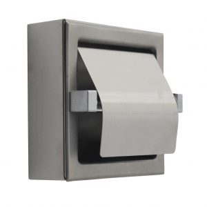 Portarrollos Papel Higienico Superficie. Inox.Sat