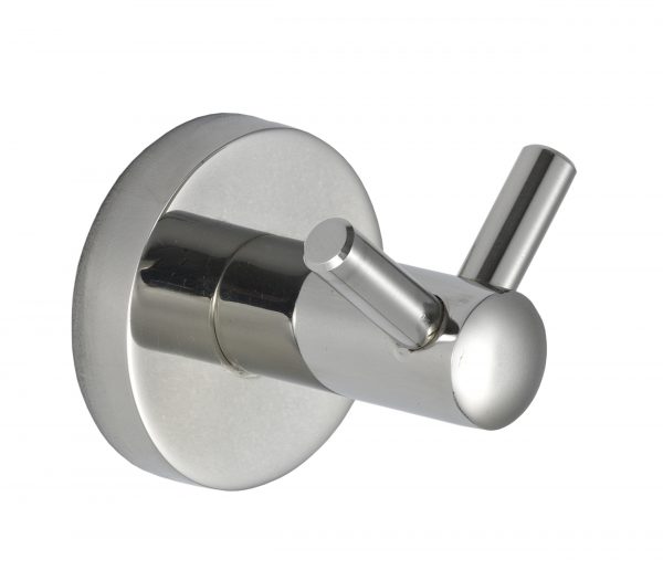 Percha Doble. Inox. Satinado.