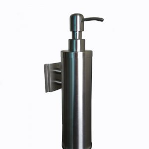 Dosificador De Jabon A Pared.Acero Inox. Satinado.