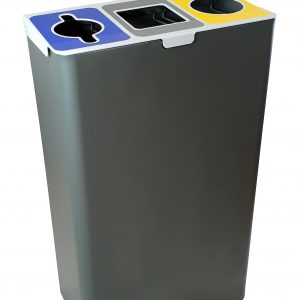 Papelera Reciclaje Compacta Para 3 Residuos